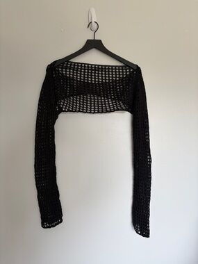 Knitted mesh top